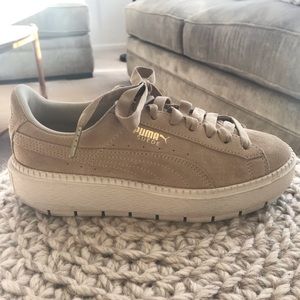 PUMA TRACE PLATFORM SNEAKER 6.5